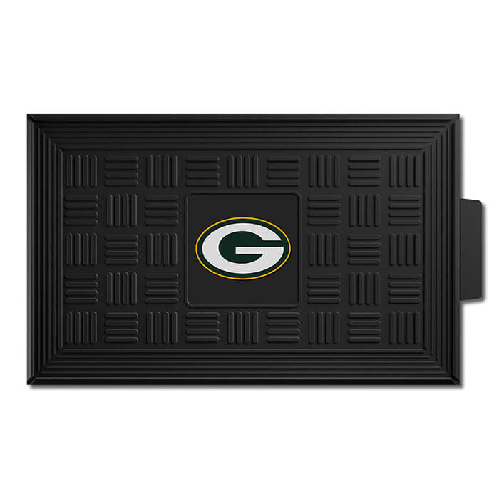 Green Bay Packers Heavy Duty Vinyl Medallion Door Mat - 19.5in. x 31in.