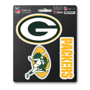 Green Bay Packers 3 Piece Decal Sticker Set