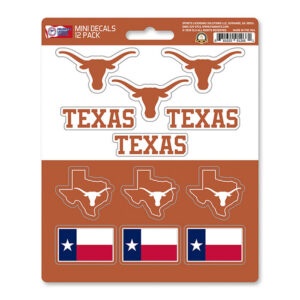 Texas Longhorns 12 Count Mini Decal Sticker Pack