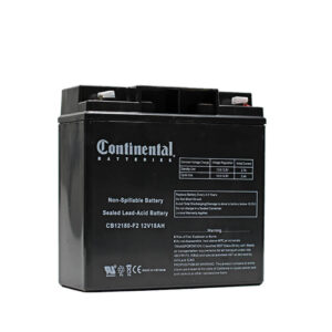 Continental 12 Volt 18 Amp SLA Battery F2 (CB12180-F2)